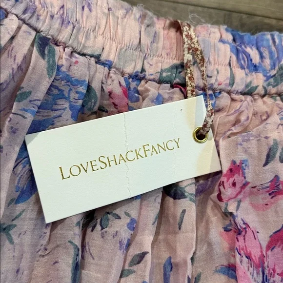 Love Shack Fancy, Brynlee Skirt in Whispering Lilac - Picture 11 of 11